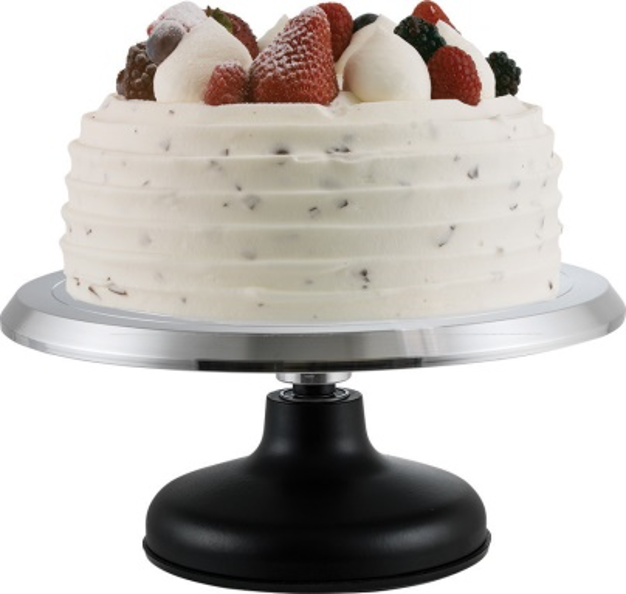 Winco Revolving Turntable Cake Decorating Stand (12" Diameter)