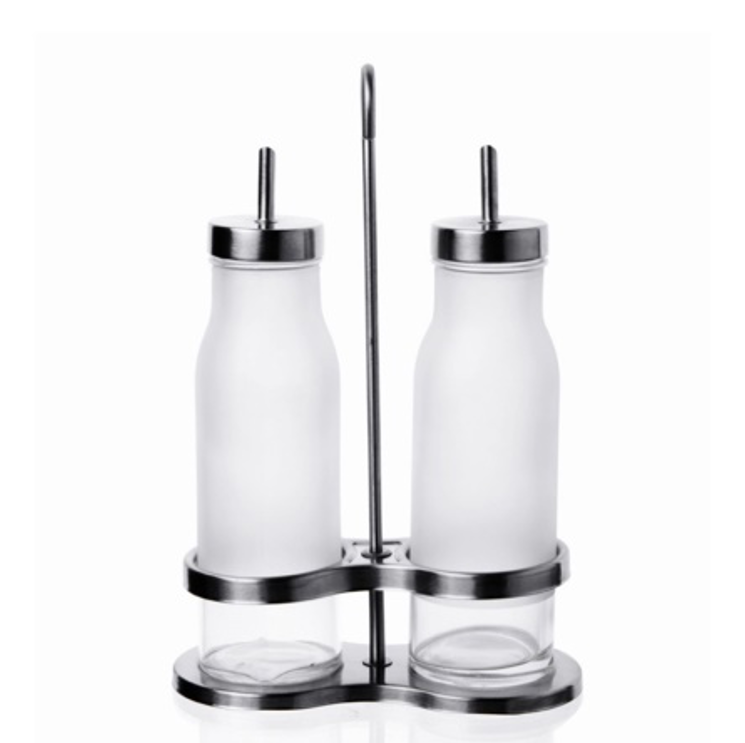 250mL Frosted Glass Oil and Sauce Bottle