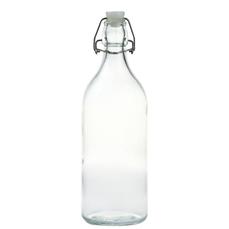 Glass Bottle with Stopper 1.1L