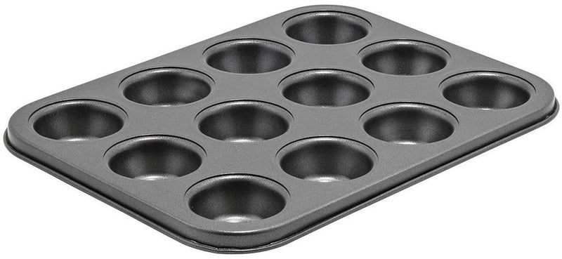 12-Cup Mini Muffin Pan, Non-stick Carbon Steel, 3/4oz each