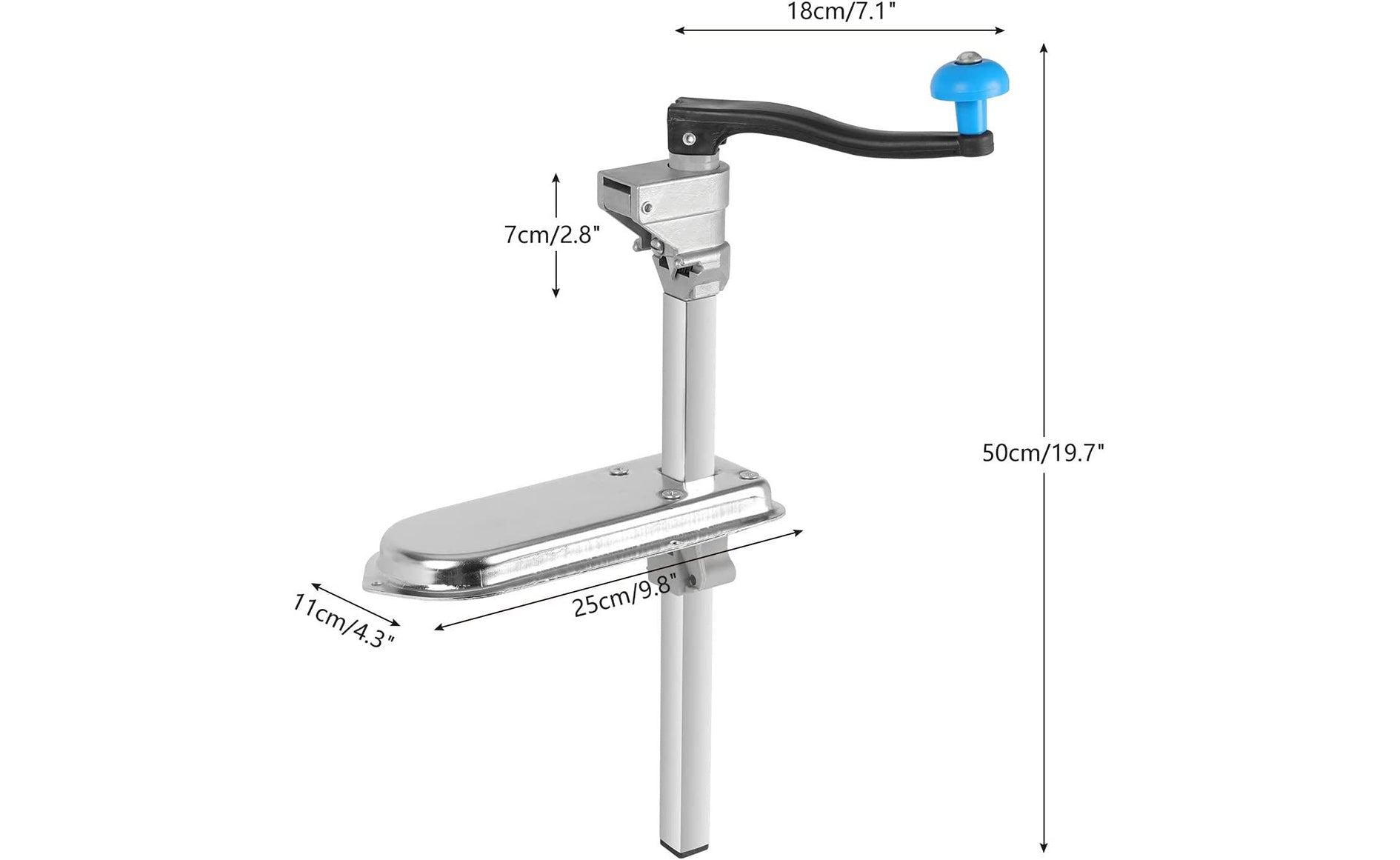 Heavy Duty Table Mounted Manual Can Opener (CO-2)