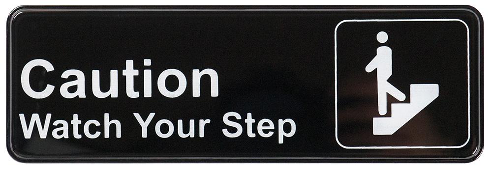 "Caution Watch Your Step" Information Signs- Chefcoca