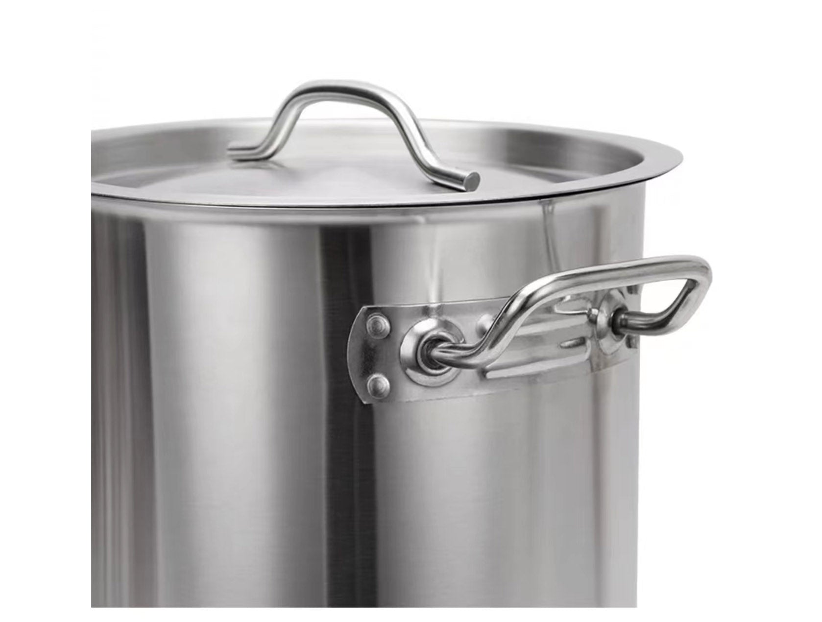 Sub-equip,SPWL-6050F, Heavy-Duty Stainless Steel Stock Pot with Spigot (23.62"Dia x 19.69"H/60cm Dia x 50cmH) - Chefcoca