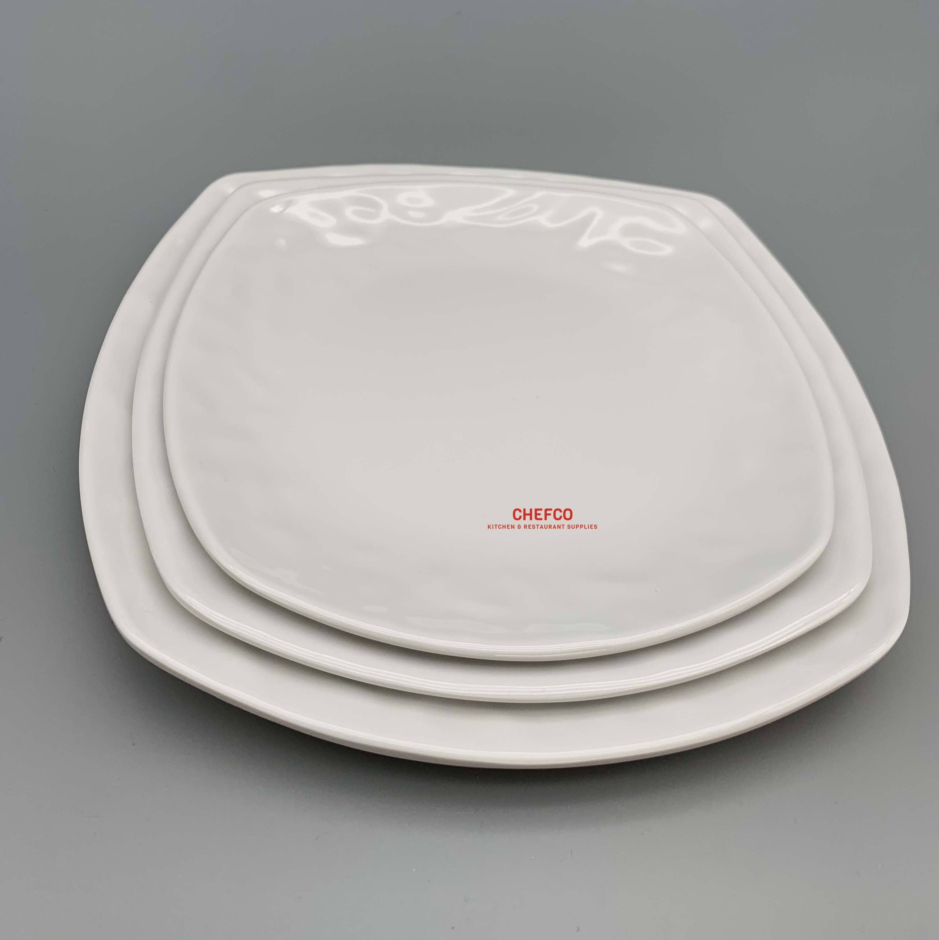 Square Decorative Rim Melamine Plate (D3108K，D3110K） - Chefcoca
