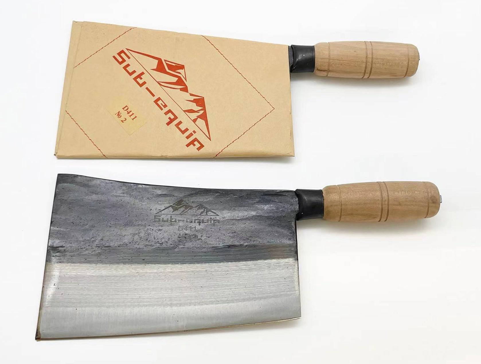 Sub-equip,D411,#2 Kau Kong Chopper with Wooden Handle | Chefcoca