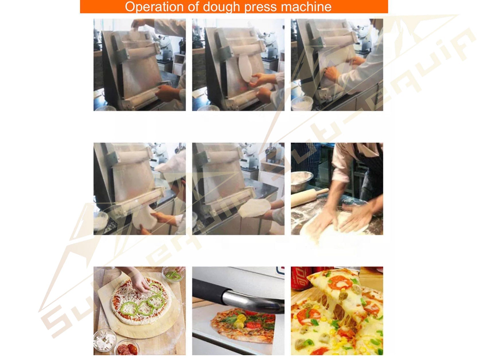 Electric Automatic pizza dough roller maker machine