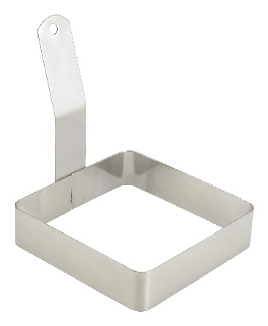 EGRS-44 - 4" Square Stainless Steel Egg Ring