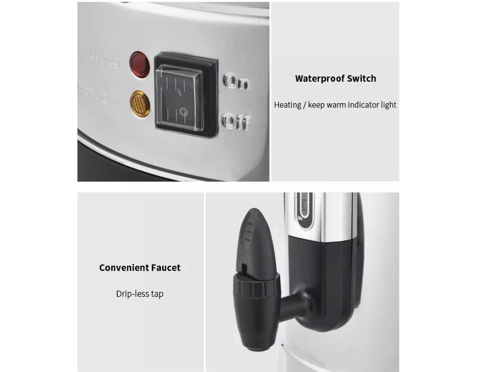 Chefco KLY-S400A1-1 40L Electronic Hot Water Dispenser - Chefcoca