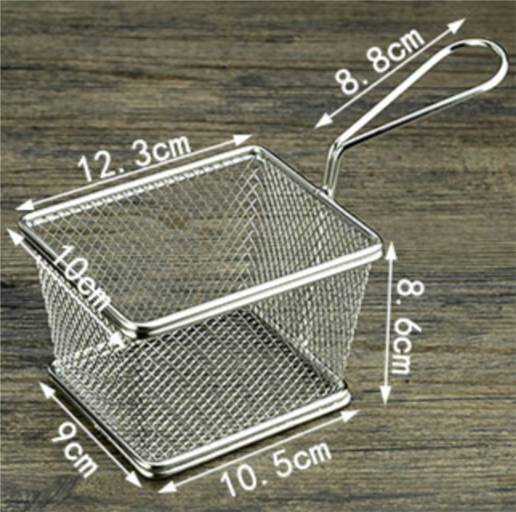 Mini Square Fry Serving Basket