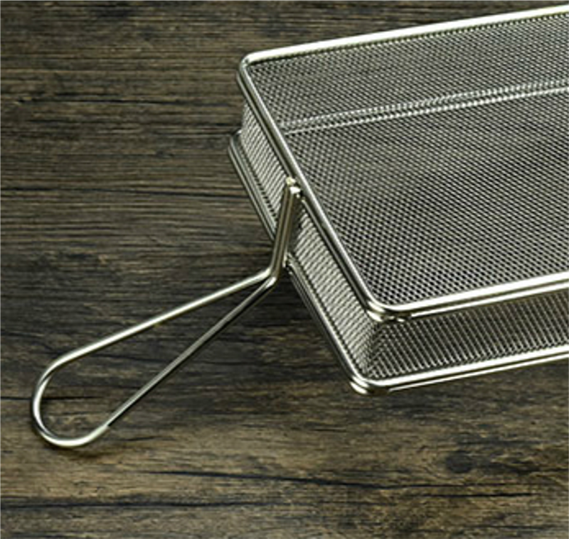 Mini Rectangular Fry Serving Basket (25.5cmL x 13cmW x 4.5cmH)