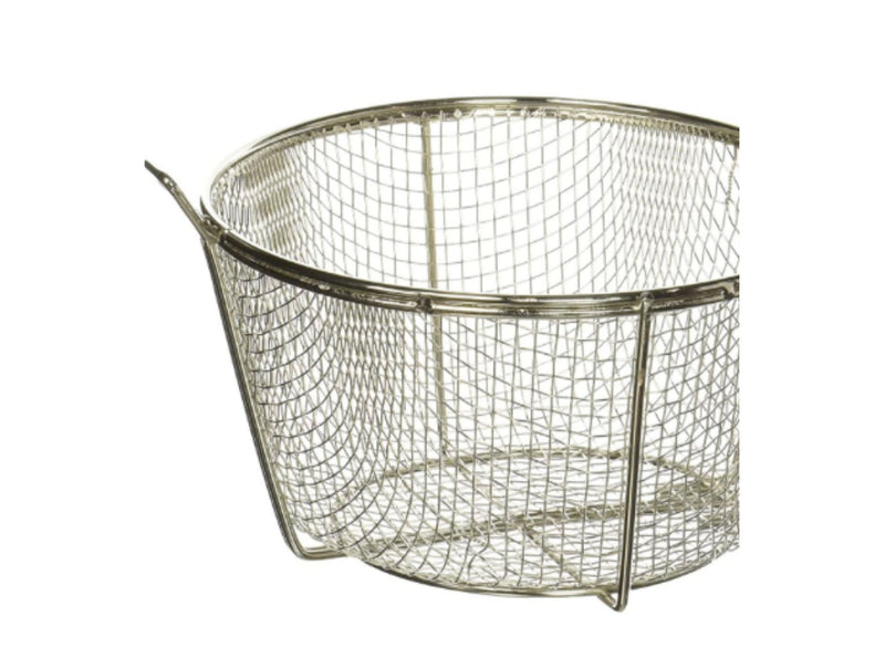 Round Mesh Fryer Basket, 9.5 diameter