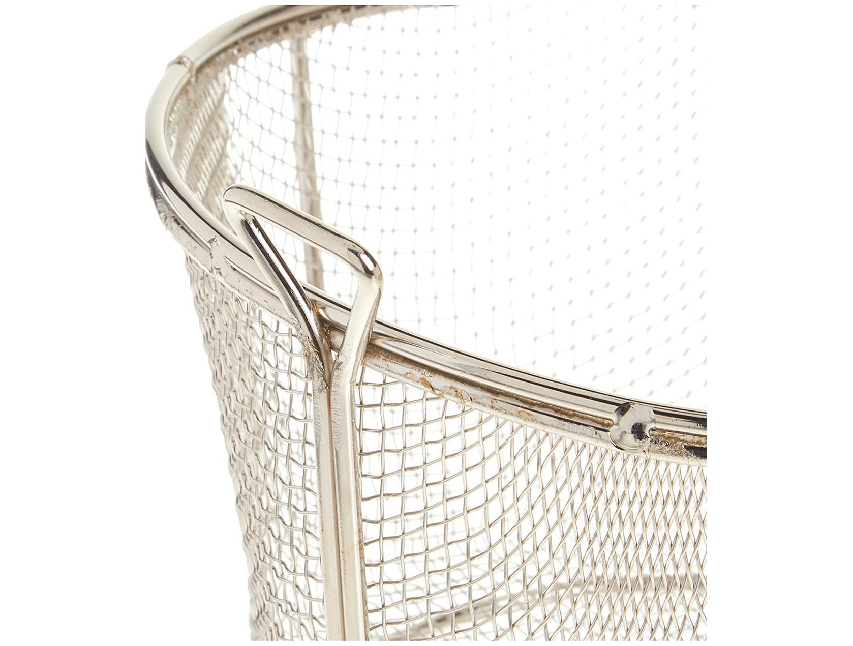 Wire Round Super Fine Mesh Fryer/Culinary Basket (8.5" - 10.5" Dia.)