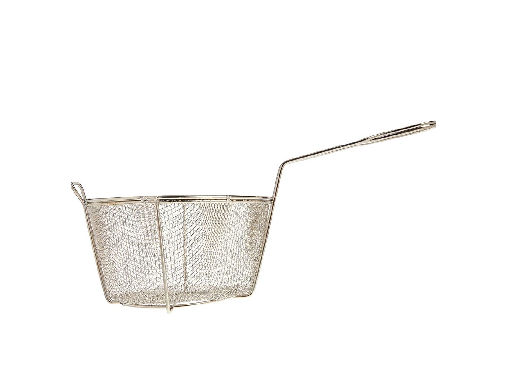 Wire Round Super Fine Mesh Fryer/Culinary Basket (8.5" - 10.5" Dia.)