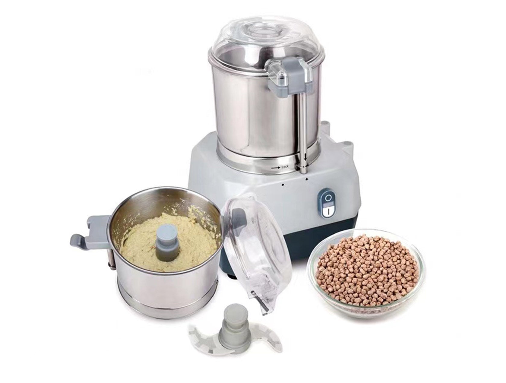 5 Liter Industrial High Quality Food Meat Chopper Commercial Compact Bowl Cutter - Chefcoca