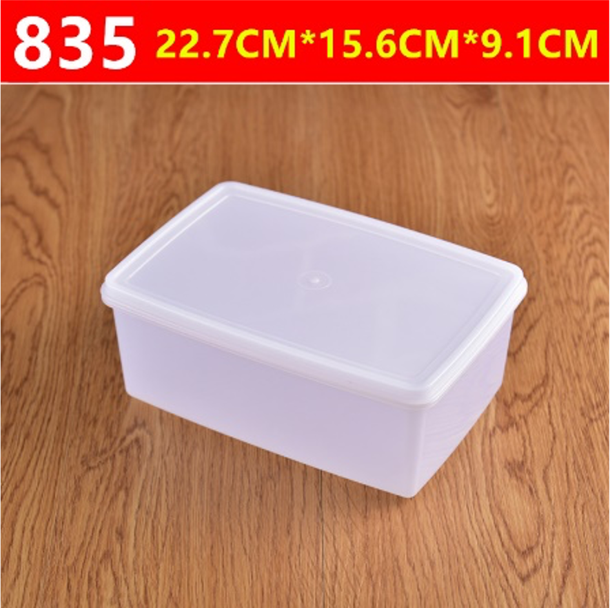 Rectangular Plastic Storage Container with Lid