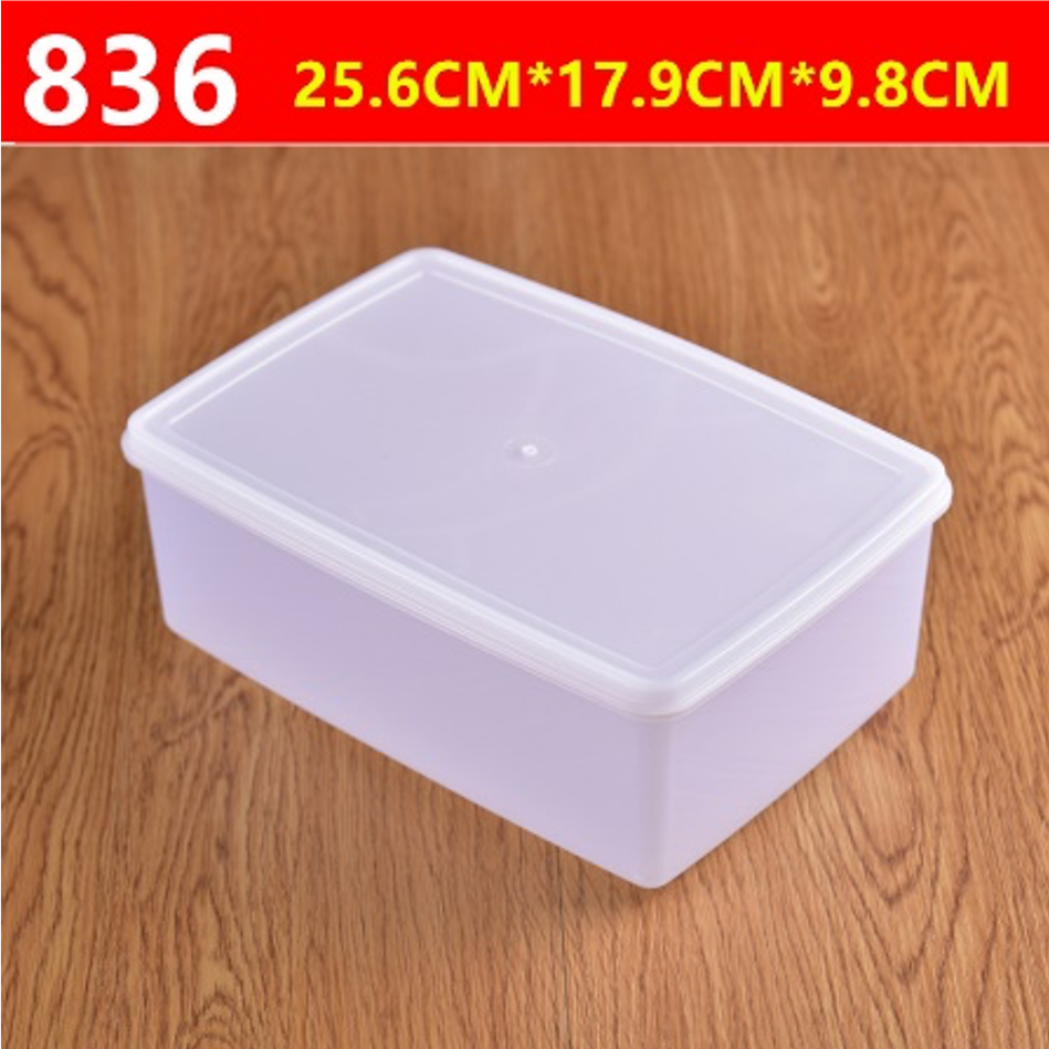 Rectangular Plastic Storage Container with Lid