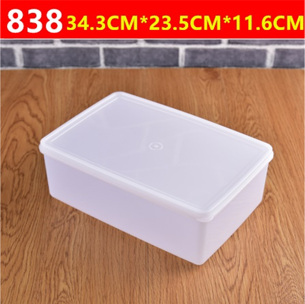 Rectangular Plastic Storage Container with Lid