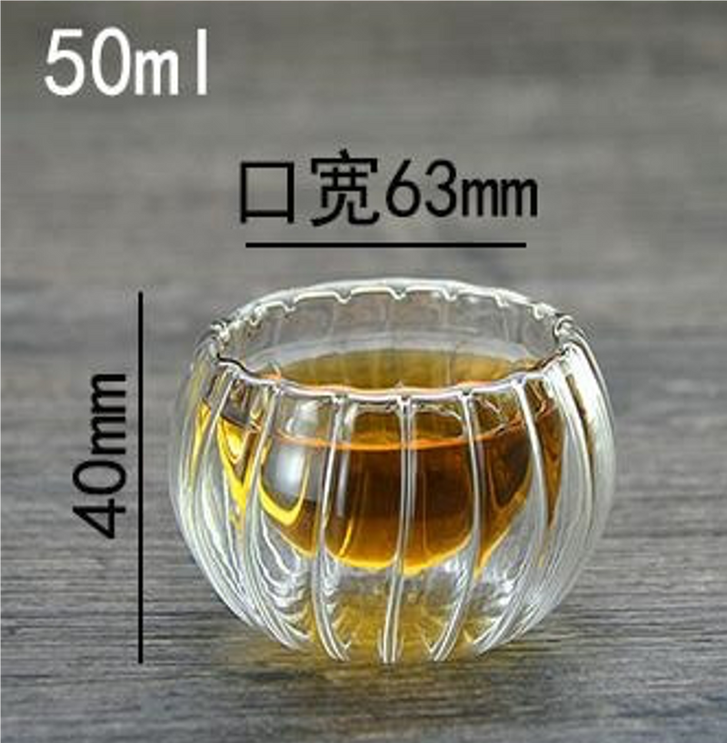 Double-layered Glass Tea Cup