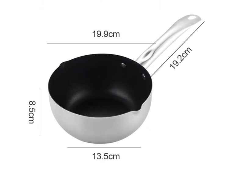 Non-Stick Steel Sauce Pan (18cm-22cm Diameter)