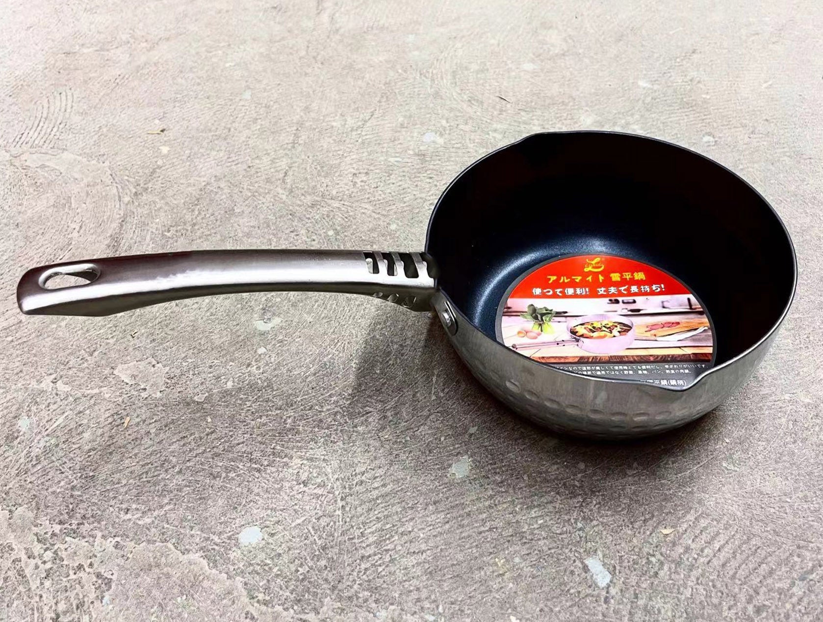 S/S Non-Stick Deep Pan with Steel Handle (18-22cm)