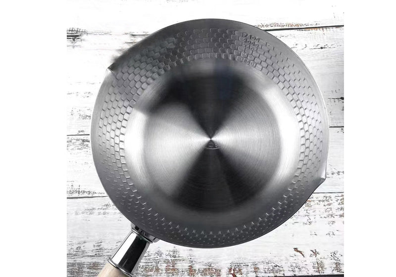 Stainless Steel Sauce Pan with Wooden Handle