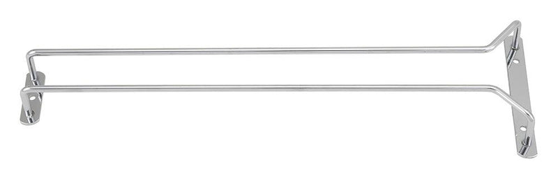 Chrome Plated Single Channel Wire Glass Hanger