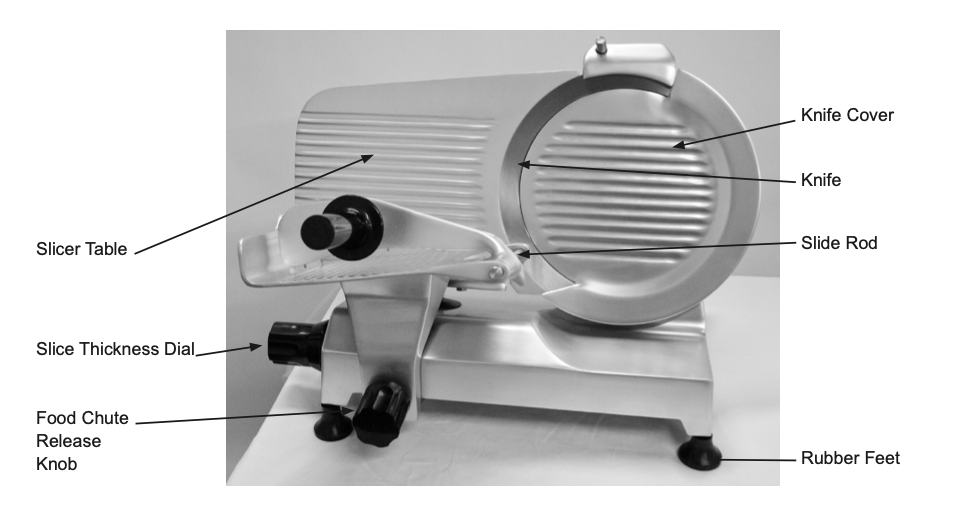 Globe C10 Chefmate 10″ Diameter Blade Manual Economy Duty Meat Slicer, 1/4HP