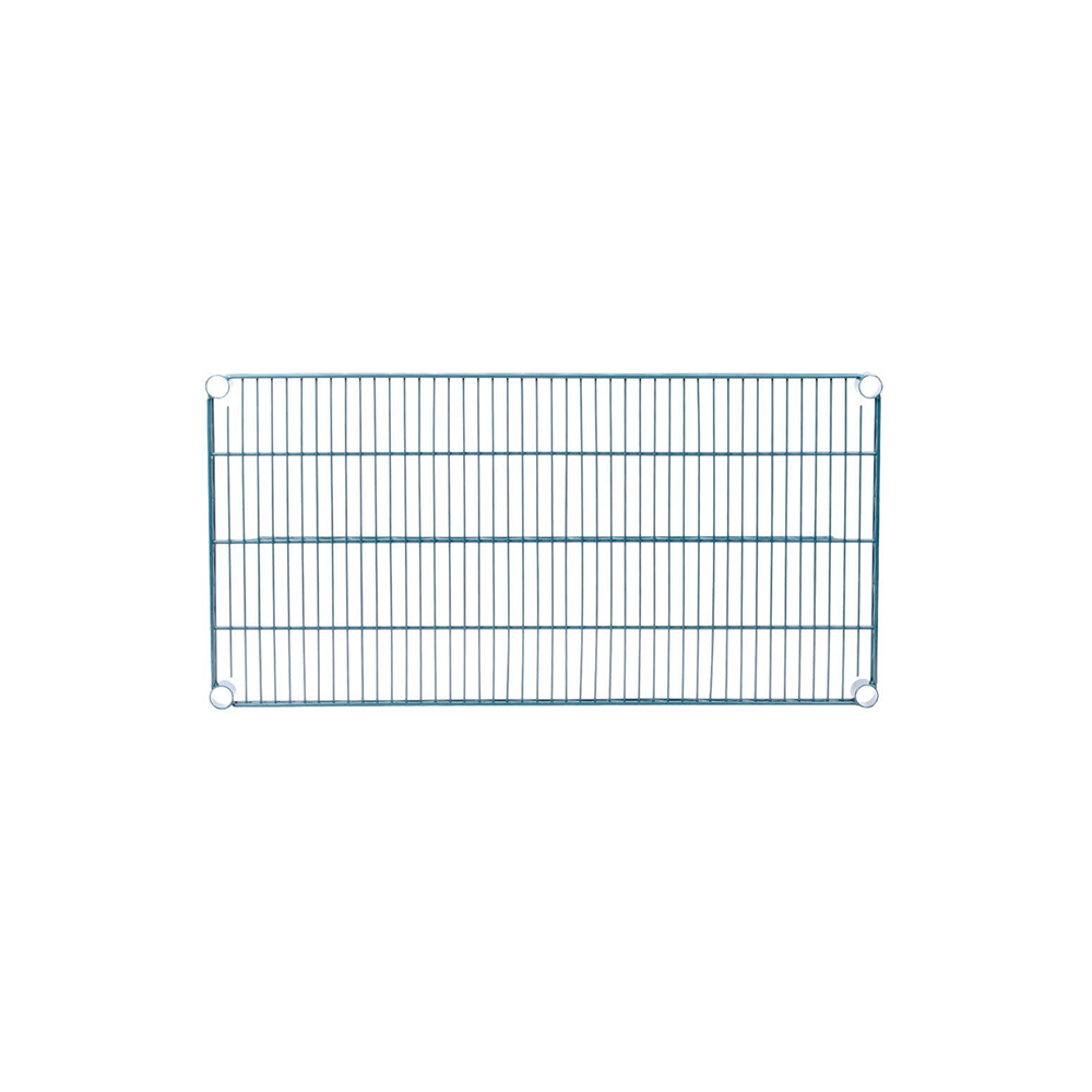 Green Epoxy Coated Wire Shelving 14" Width (2 Pieces, shelves only) - Chefcoca