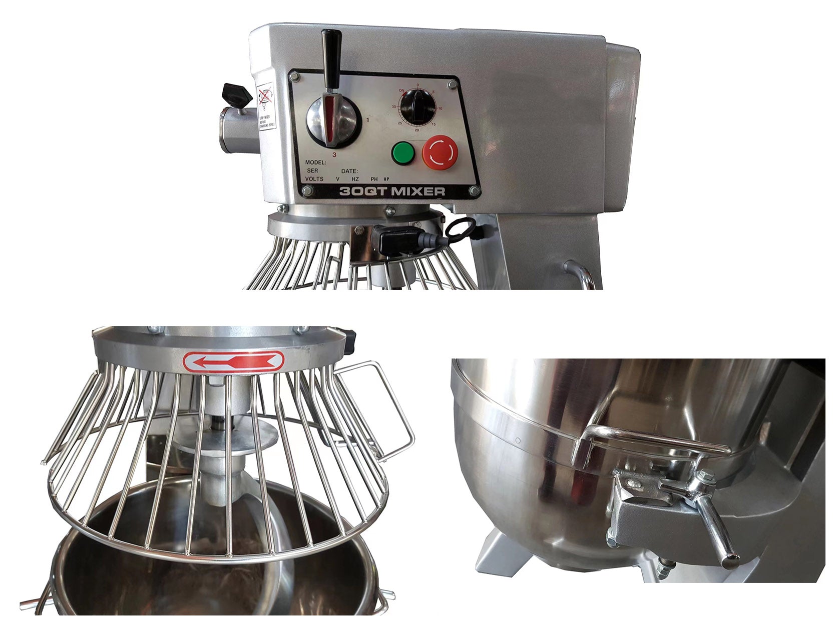 Precision Planetary Mixer 30Qt HUB-30