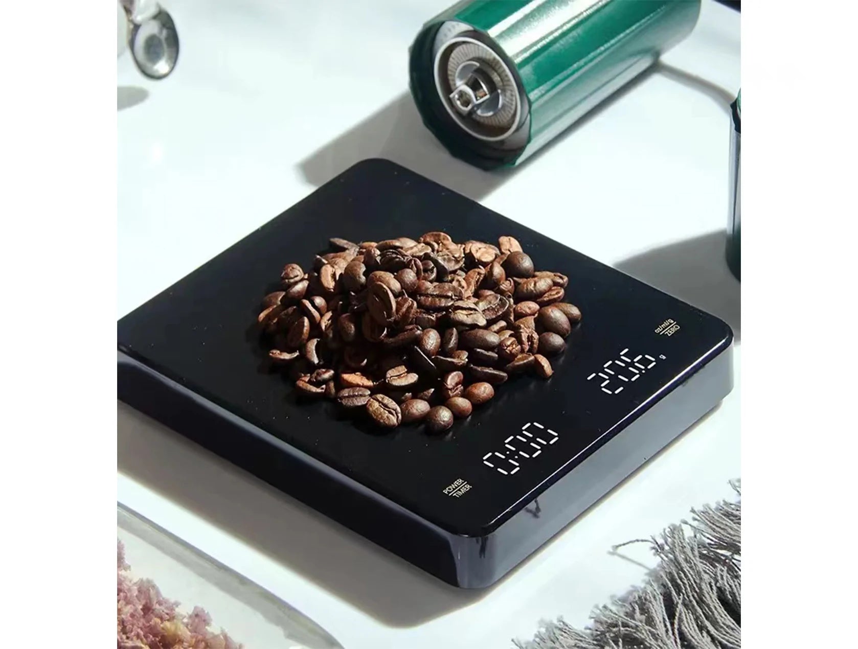 Automatic Timing Coffee Electronic Kitchen Scales, 3KG/0.1G - Chefcoca