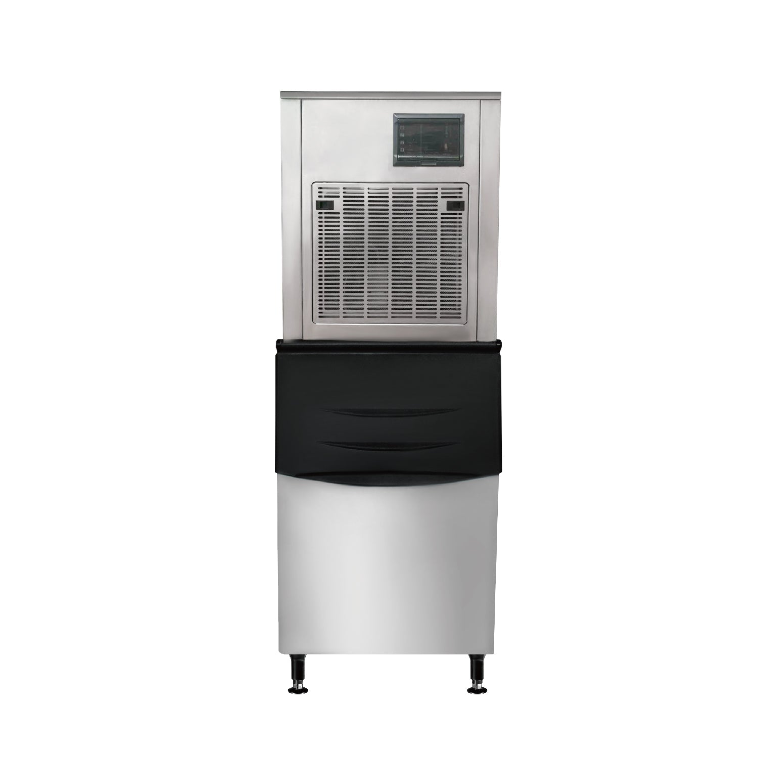 Sub-equip IF-550MA/300 Modular Air-Cooled Ice Machine, Flake Shaped Ice, 550LBS/24HRS,  275LBS Storage - Chefcoca