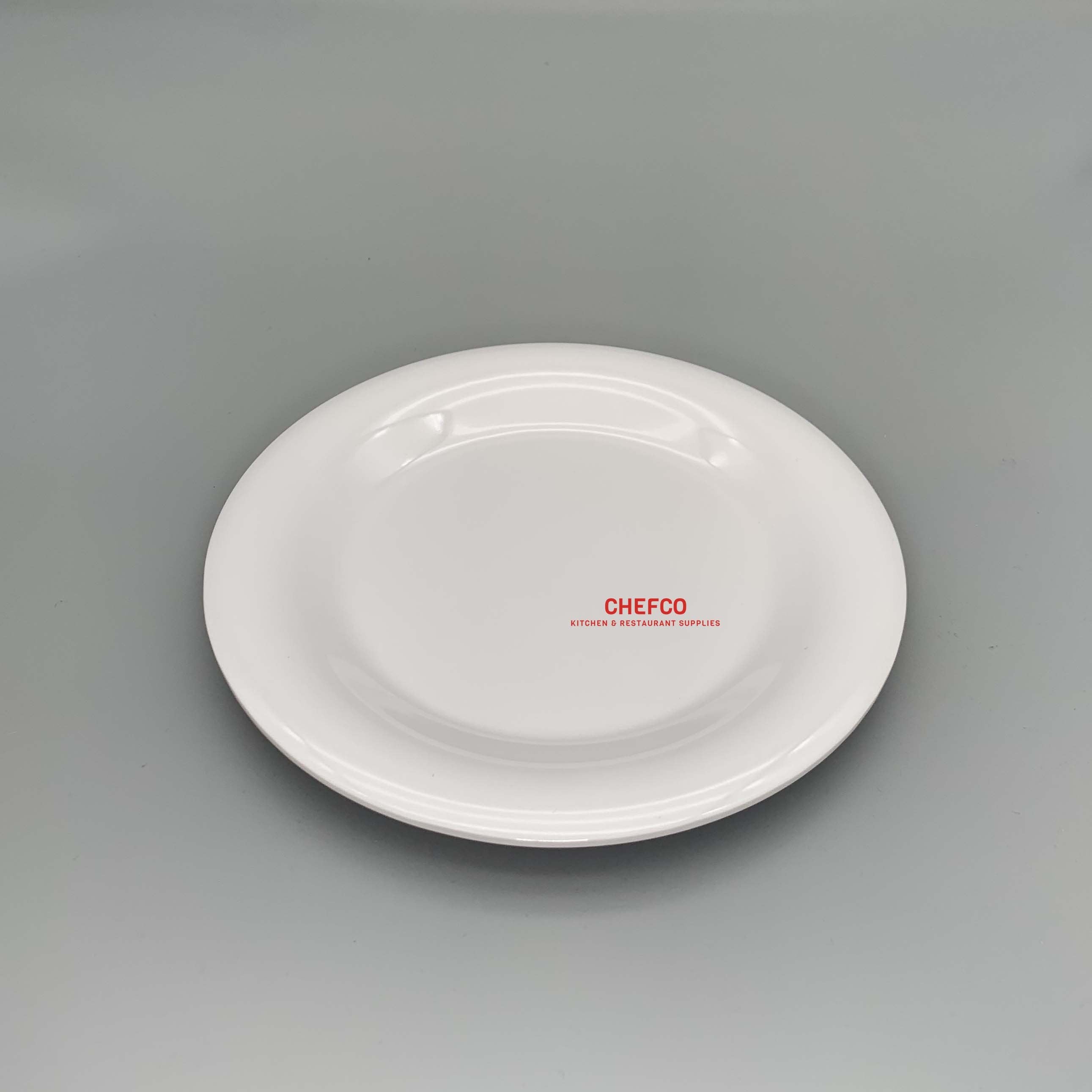 White Classic Round Melamine Plate (J116903-J116904) - Chefcoca