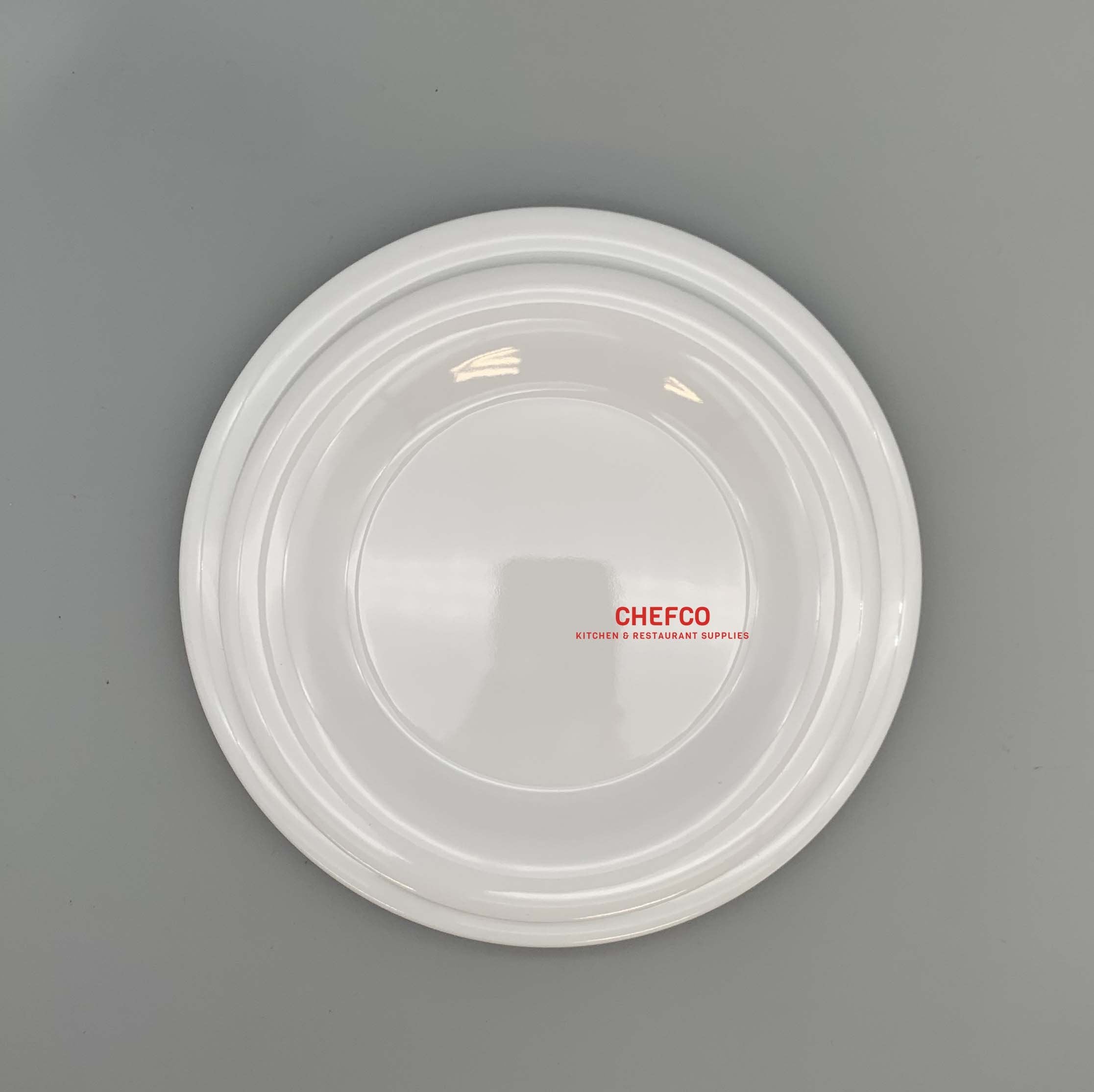 White Classic Round Melamine Plate (J116903-J116904)