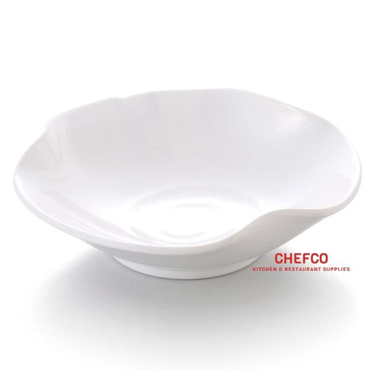 White Petal Melamine Bowl (J164)