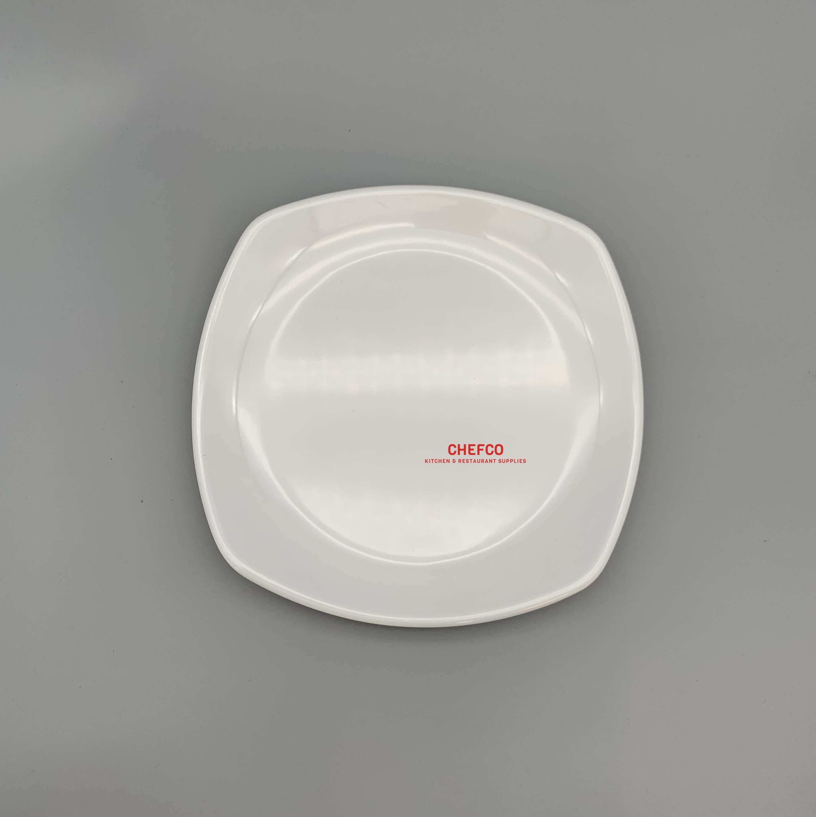 Melamine Rounded Square Plate (J318740) - Chefcoca