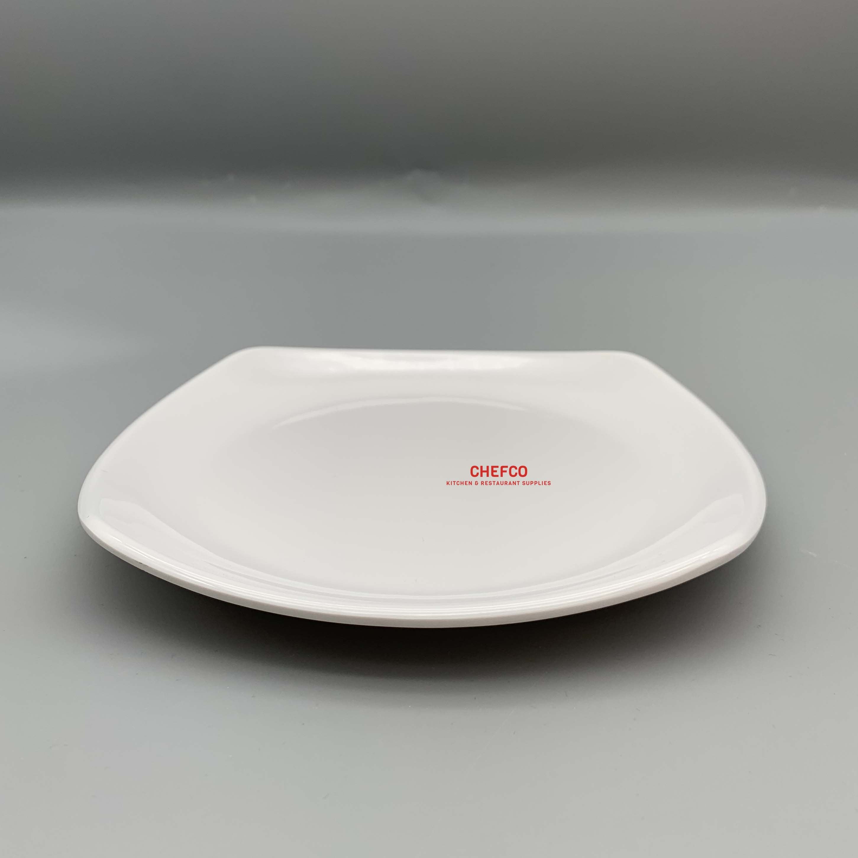 Melamine Rounded Square Plate (J318740) - Chefcoca