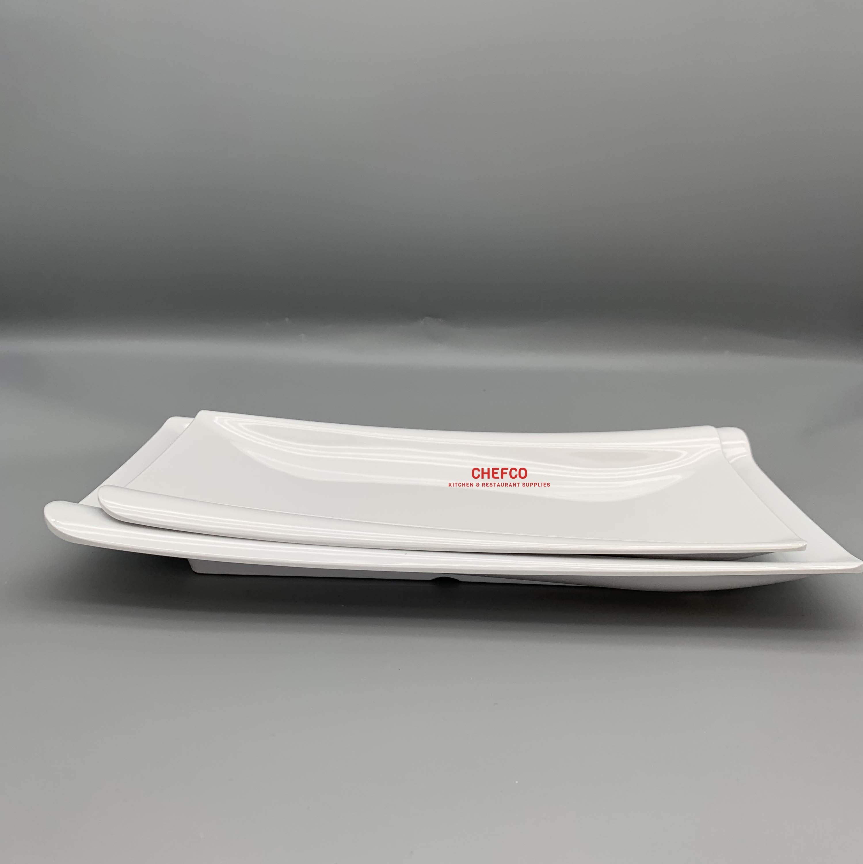 Double Edge Melamine Plate (J411730-J411731)