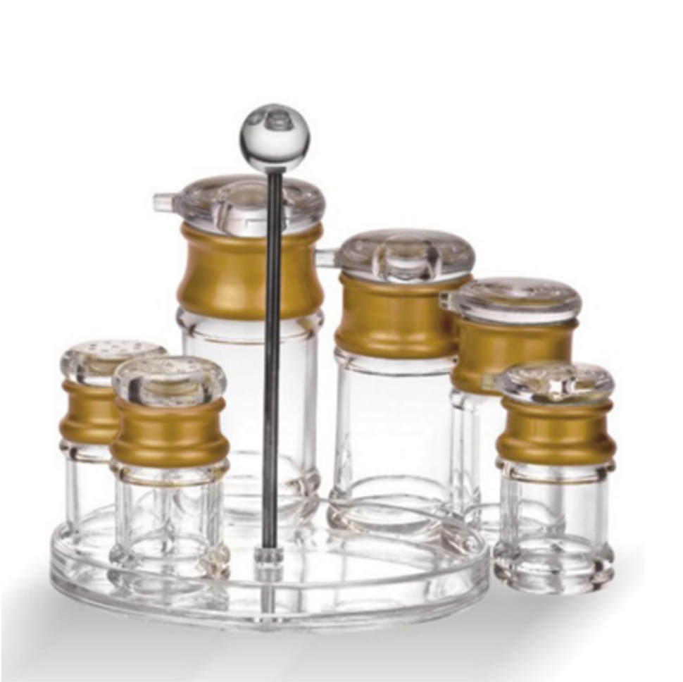 Clear Polycarbonate Condiment Holder - Chefcoca