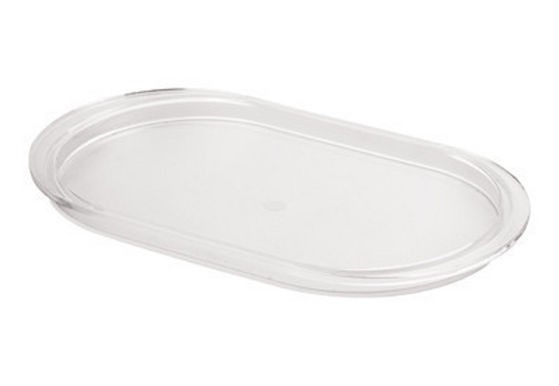 Clear Polycarbonate Oval Condiment Plate