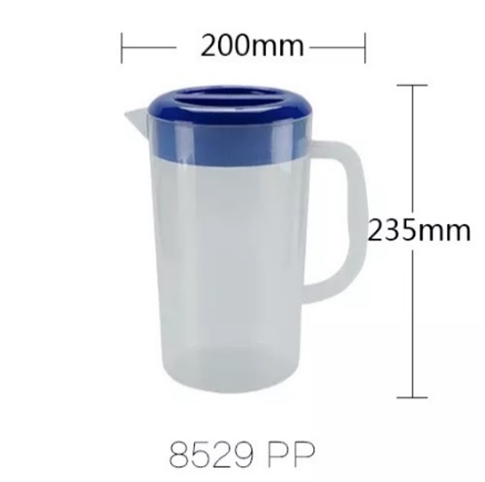 Plastic Water and Beverage Pitcher with Lid(1.5-5L)