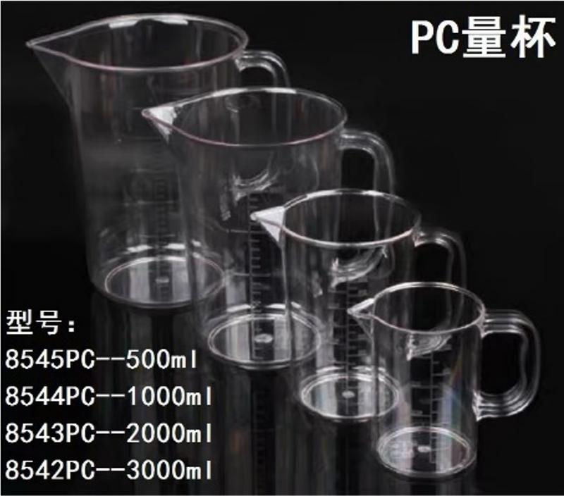 Clear Polycarbonate Measuring Cup (0.5-3L)