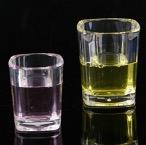 Clear Square Polycarbonate Shot Glass
