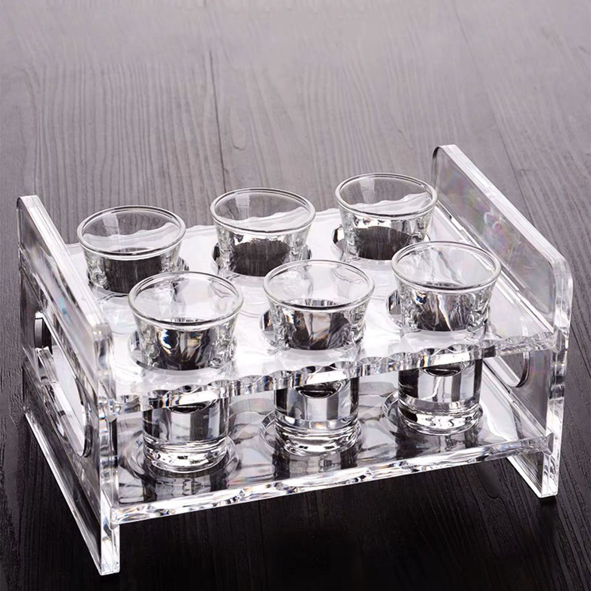 6 Holes Clear Acrylic Holder