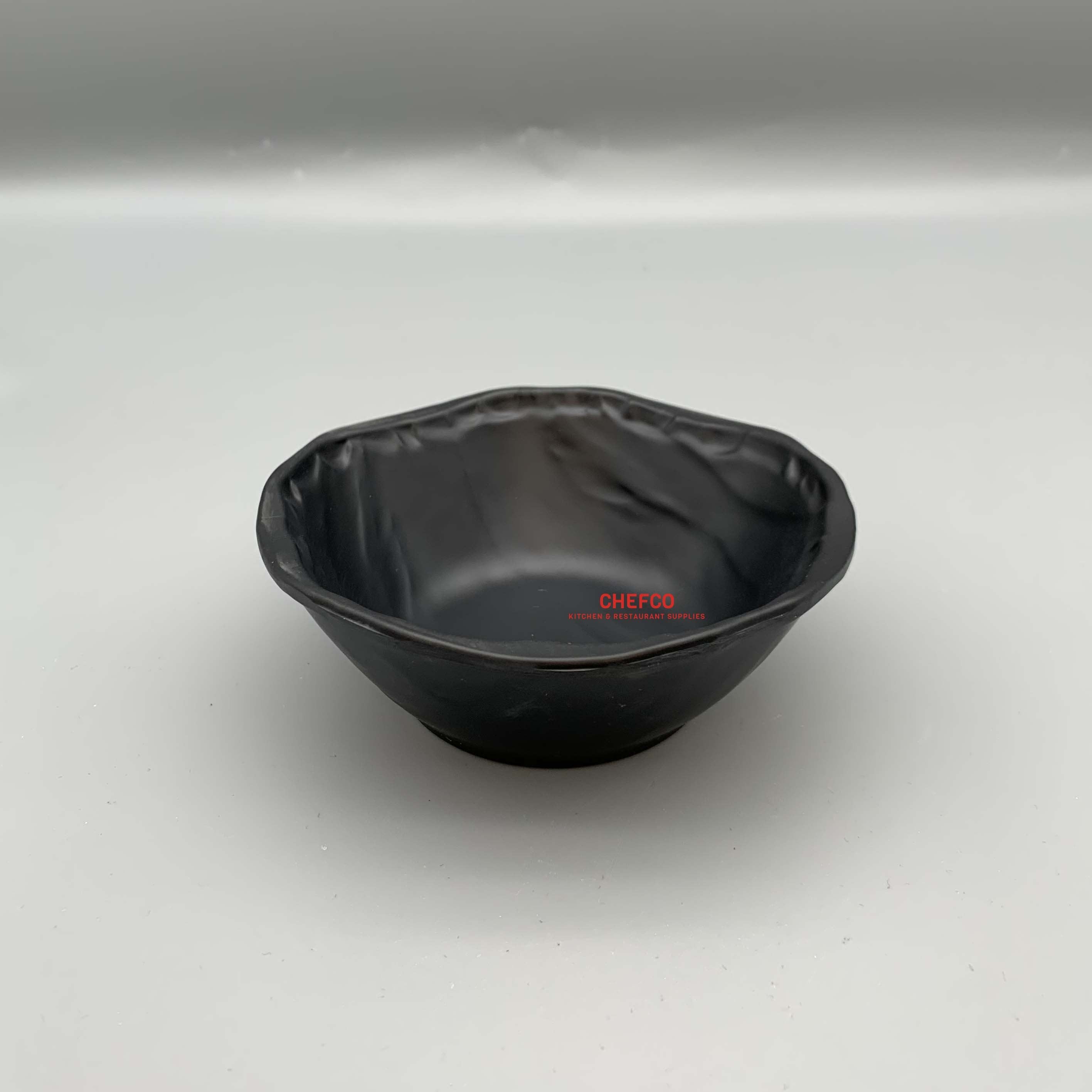 Matte Black Stone Style Bowl (JM16941)