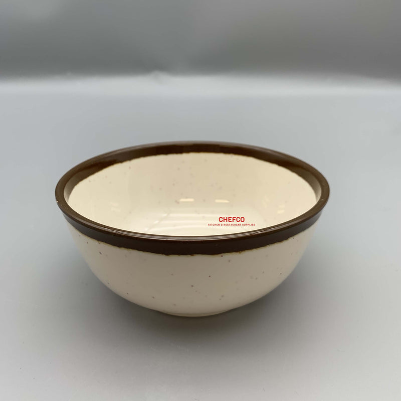Two Toned Rim Melamine Bowl (JS505L)