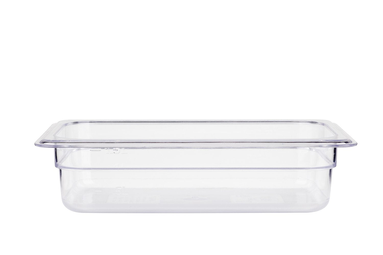 Polycarbonate 1/3 Size (32.5cmL x 17.6cmW) GN Food Pan