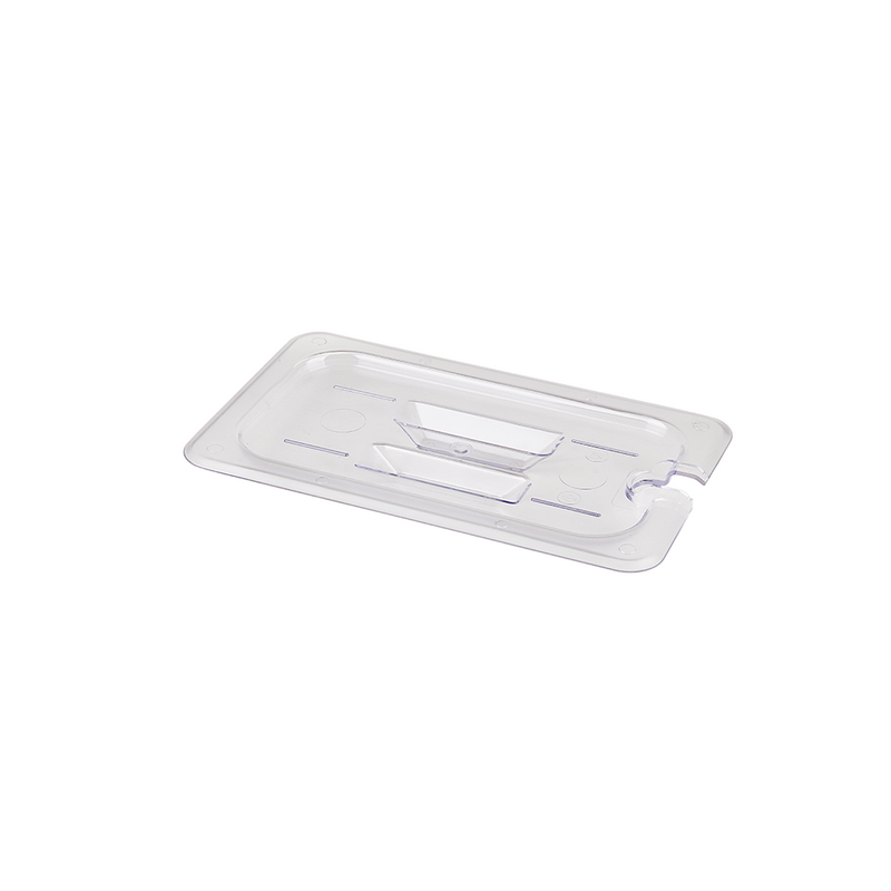 Polycarbonate GN Food Pan Notched Handle Style Lid