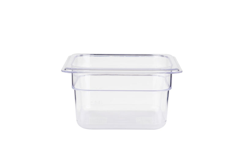 Polycarbonate 1/4 Size (26.5cmL x 16.2cmW)GN Food Pan