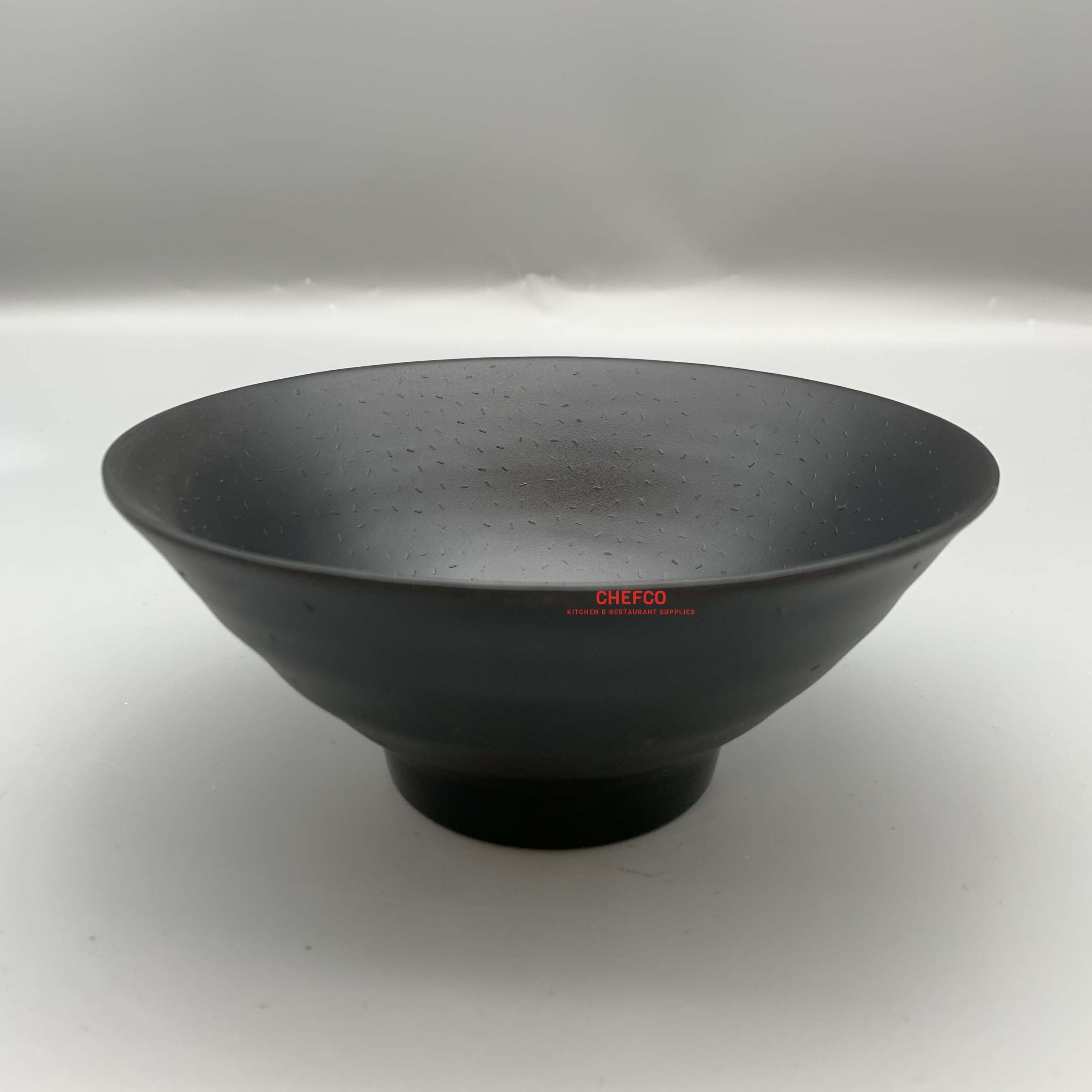 Matte Black Japanese Melamine Ramen Bowl (JW1006)