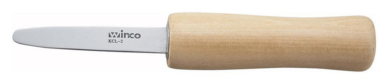 Oyster/Clam Knife with Wooden Handle 2-7/8" Blade